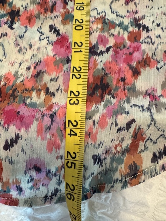 Liverpool Pink Multi Floral Button-Down Blouse - Picture 5 of 7